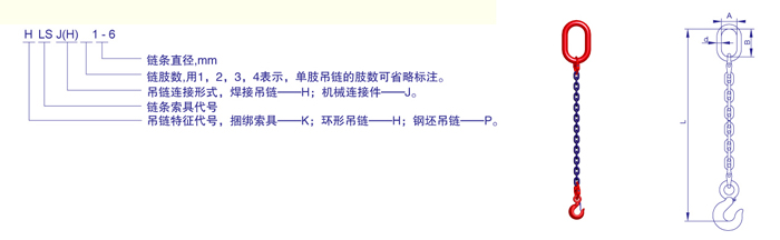 巨力S6級單肢鏈條索具產品展示